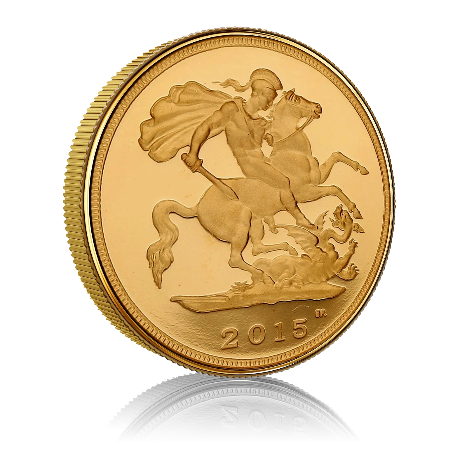 Preowned  Gold Sovereign The Royal Birth Celebration (2015) 5
